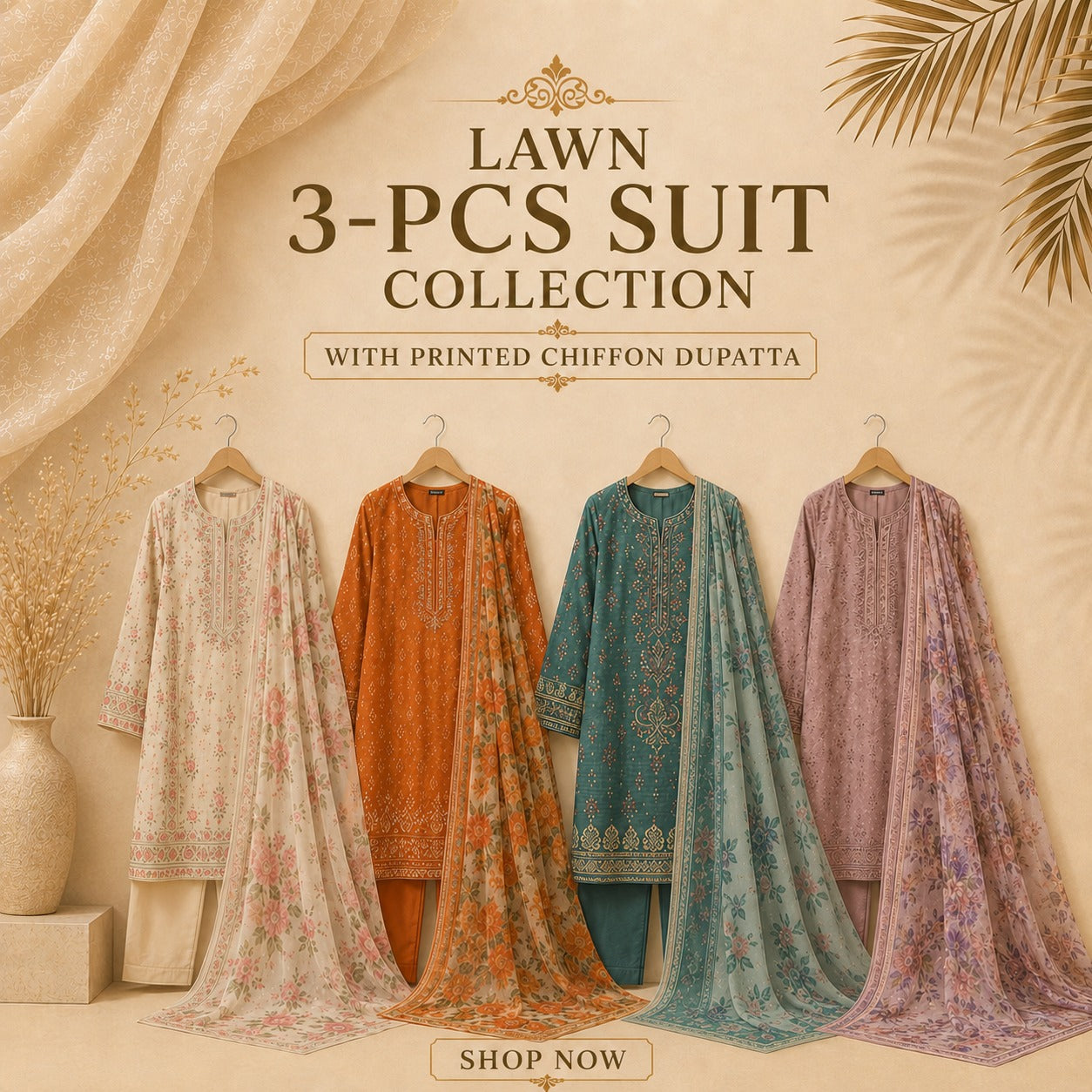 LAWN 3-PC SUIT