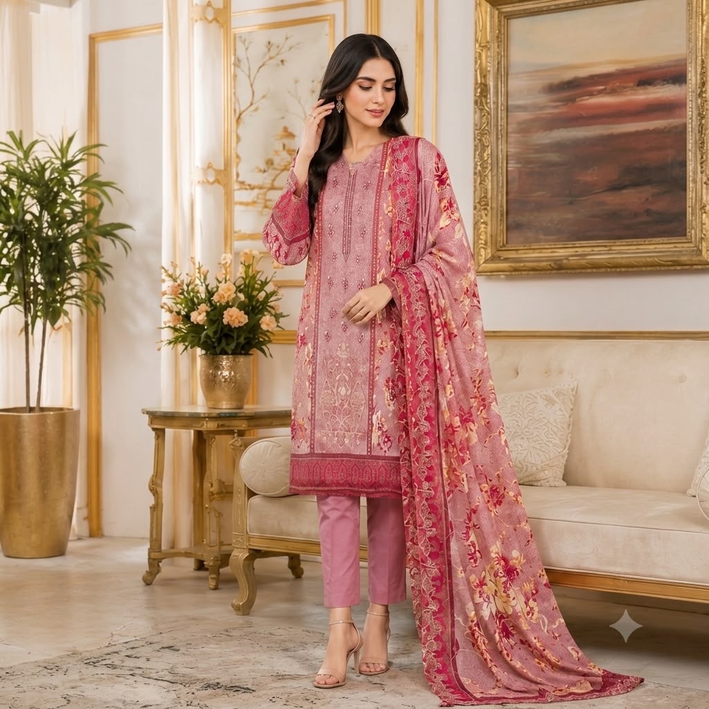 bin saed embroided suit