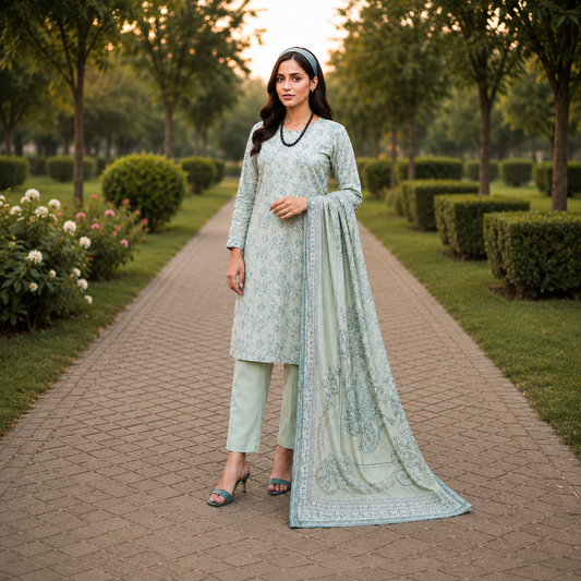 Mother Collection Unstiched Lawn 3 pc suit