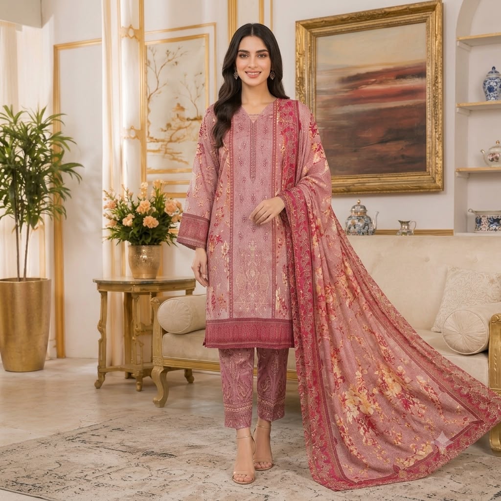 bin saed embroided suit
